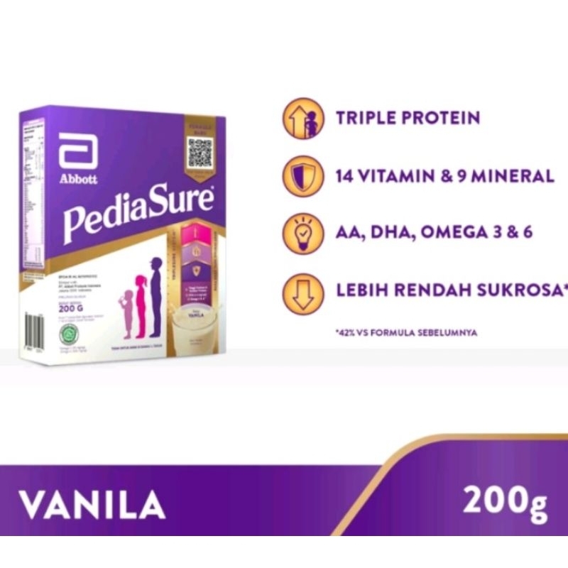 

Pedia sure vanila 200gr ~ susu anak