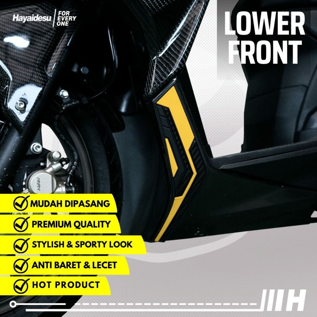 Hayaidesu Vario FI / Click 160  Lower Front Body Protector Cover