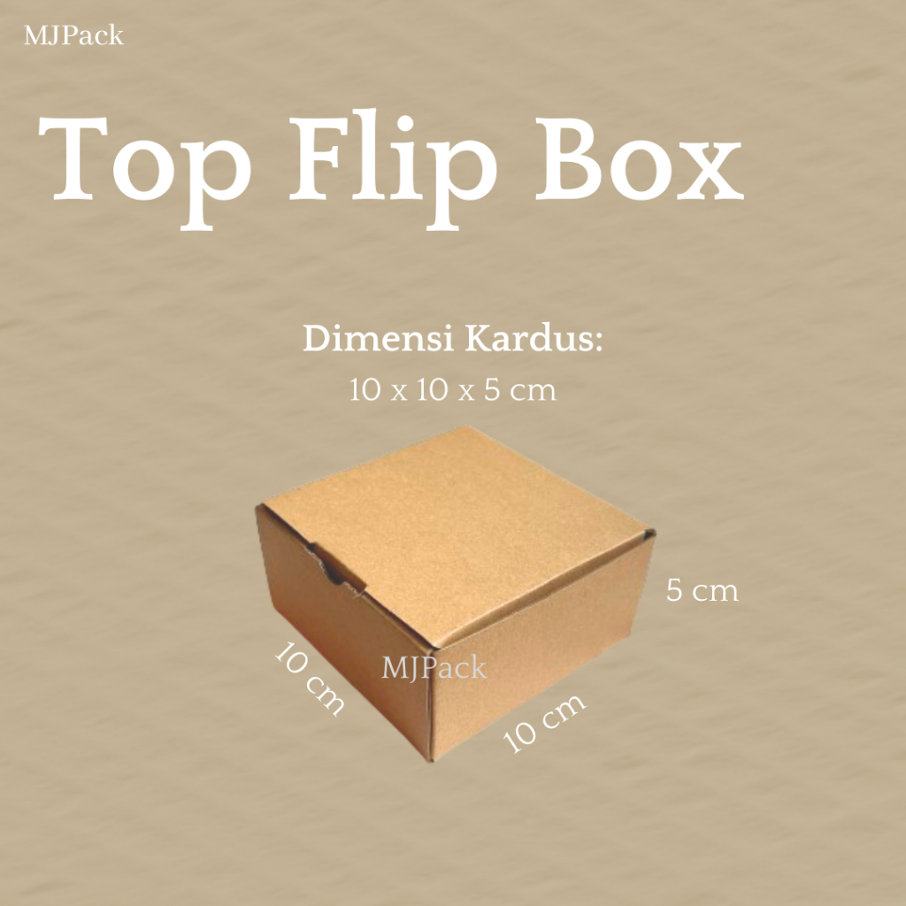 

KARDUS 10x10x5 cm || Box Karton Corrugated || Box Die Cut Eflute