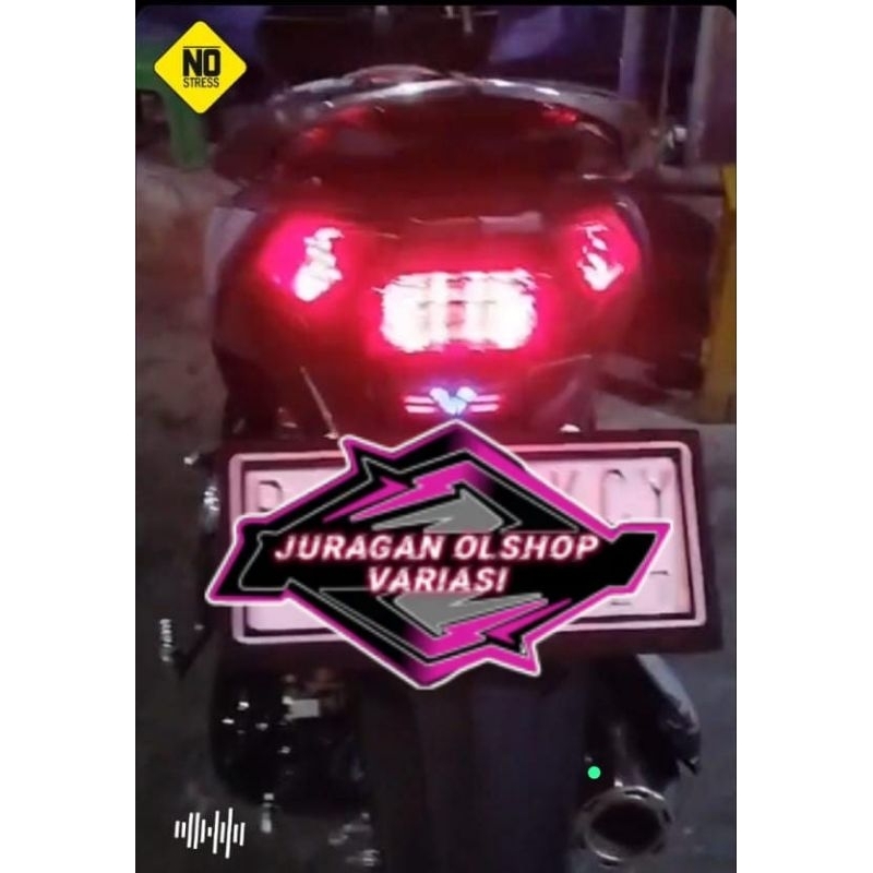 Paket Sultan Stoplamp Running 8 Mode+Sein Beat New ESP / Beat street Tahun 2016-2019 PNP