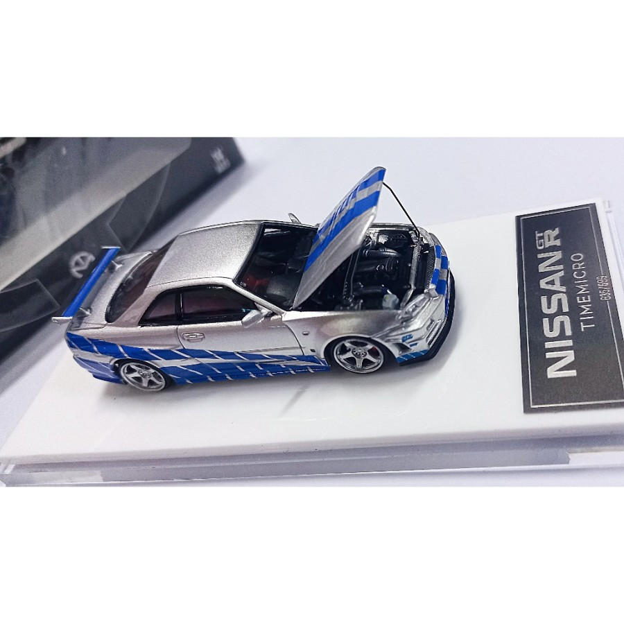 TIME MICRO NISSAN R34 FAST AND FURIOUS DIECAST TIME MICRO R34 FAST AND FURIOUS LIMITED EDITION
