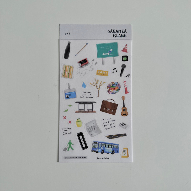

dreamer island sticker sheet | ep2