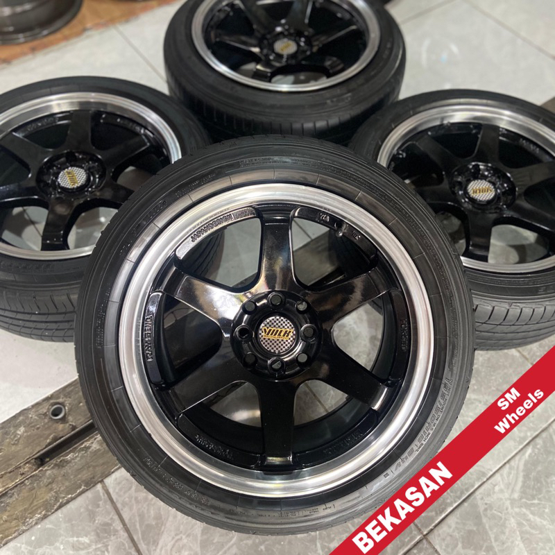 Bekasan Velg R16 Volkrays TE37 RT. Sumber Mulya Wheels