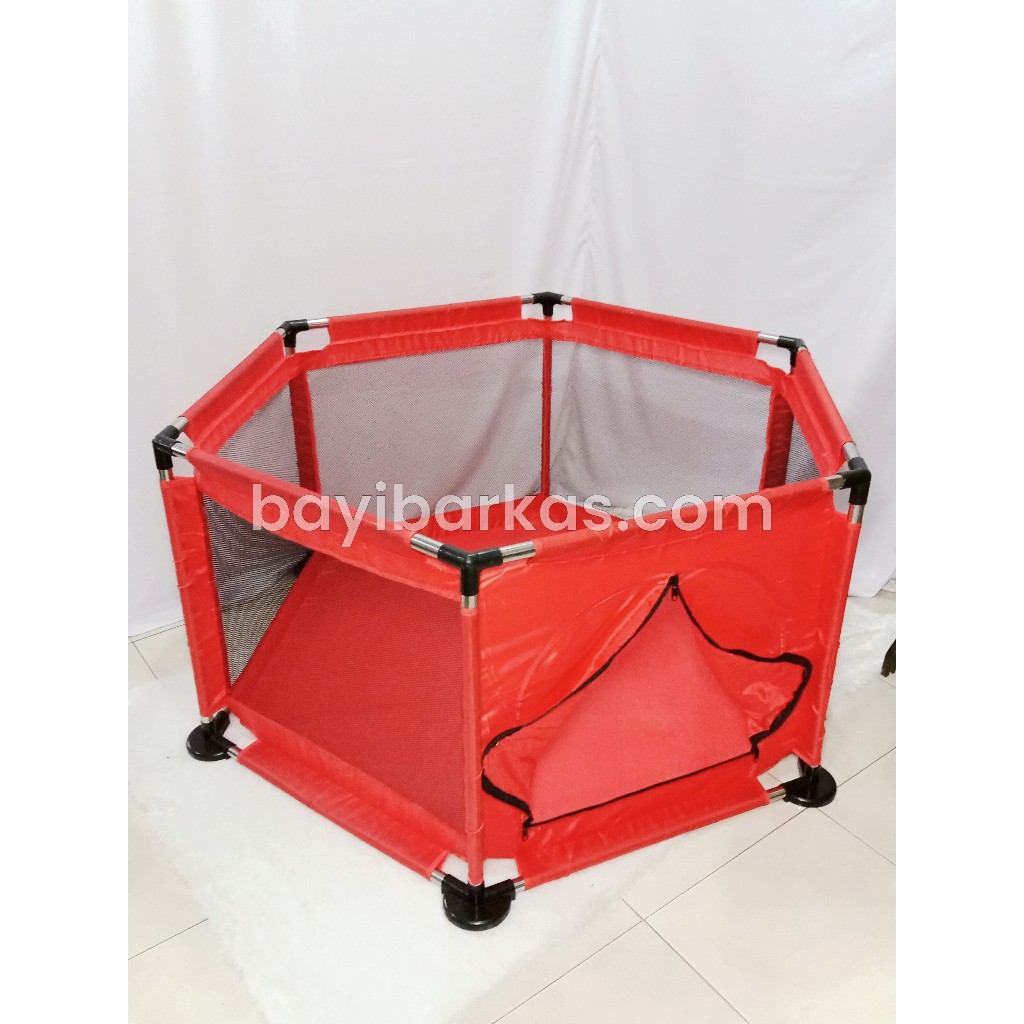Kolam Bola Jaring segi 6 / kolam bola anak / kolam mainan anak / kolam mandi bola (PRELOVED)