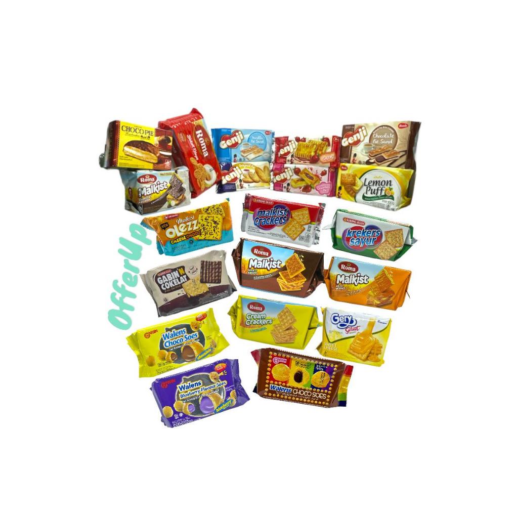 Nissin Soes Kering Walens Blueberry Choco Soes Chocolate