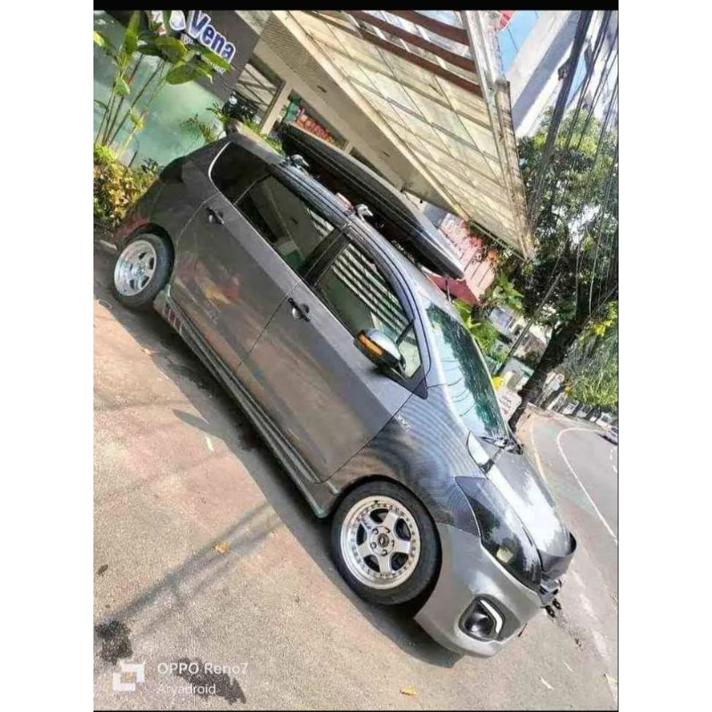 promo  roofbox bagasi atas roofrail crossbar slim ertiga