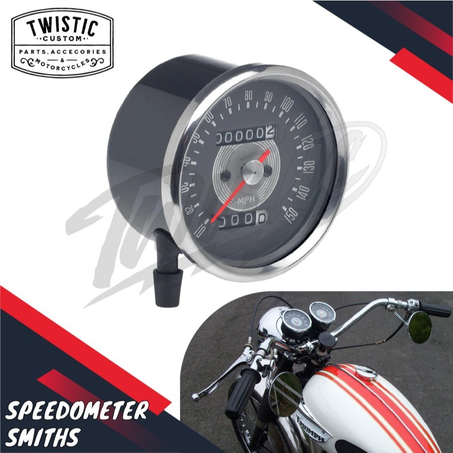 Speedometer Smiths Smith Analog Motor BSA Triumph Norton Royal Enfield W175 Benelli PE 250 W250 Cust