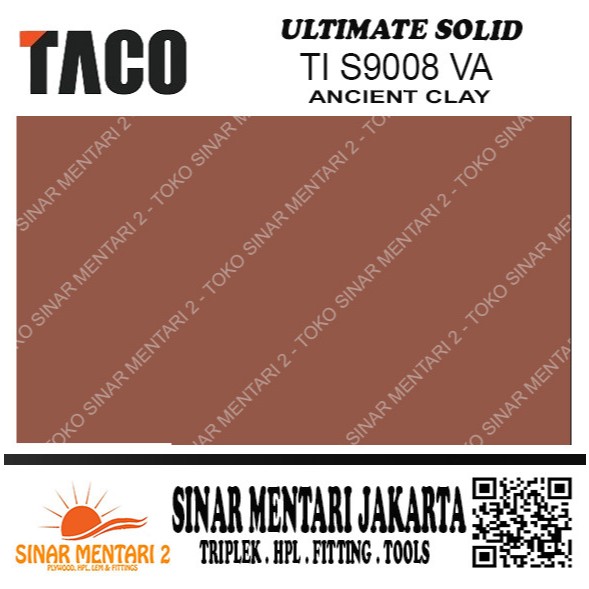 TACO HPL ULTIMATE SOLID TI S9008 VA ANCIENT CLAY