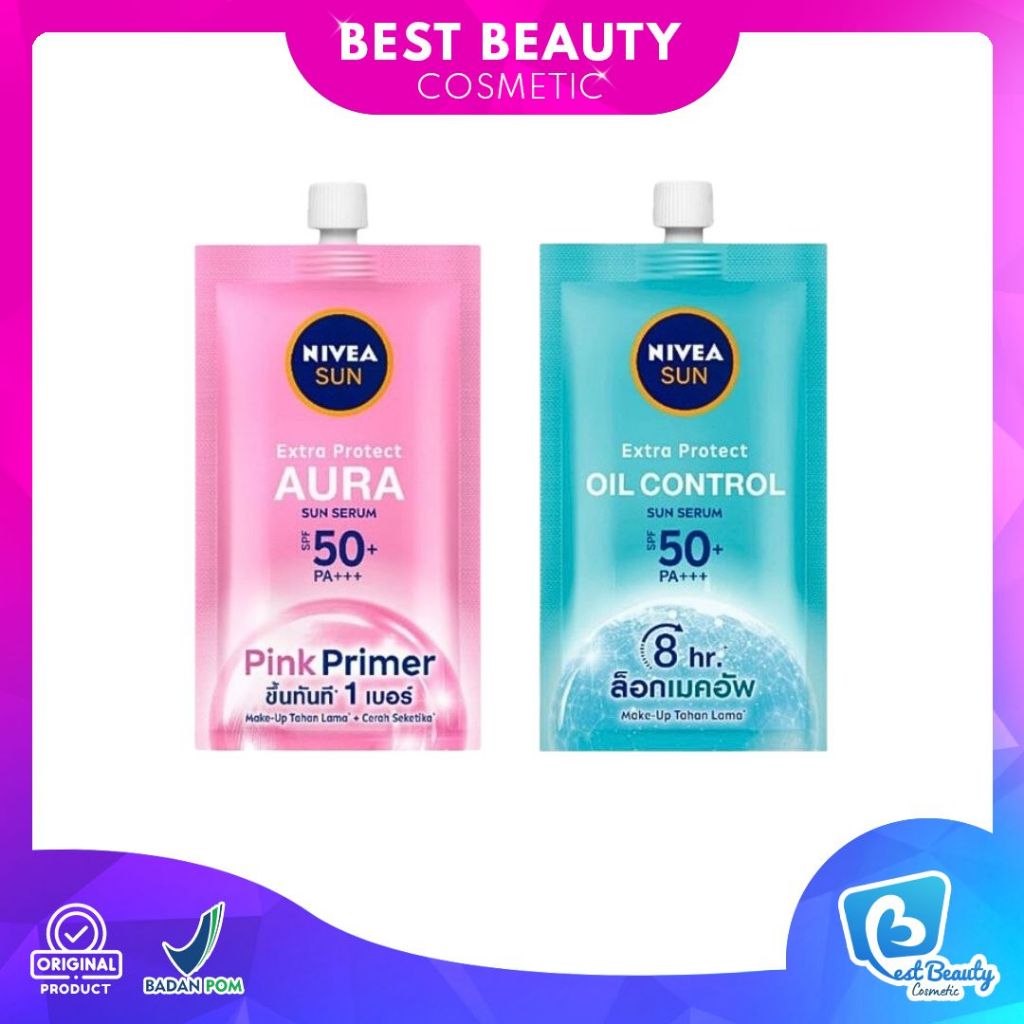 ★ BB ★ Nivea Sun extra protect face serum SPF 50 instan Aura - oil control 7ml