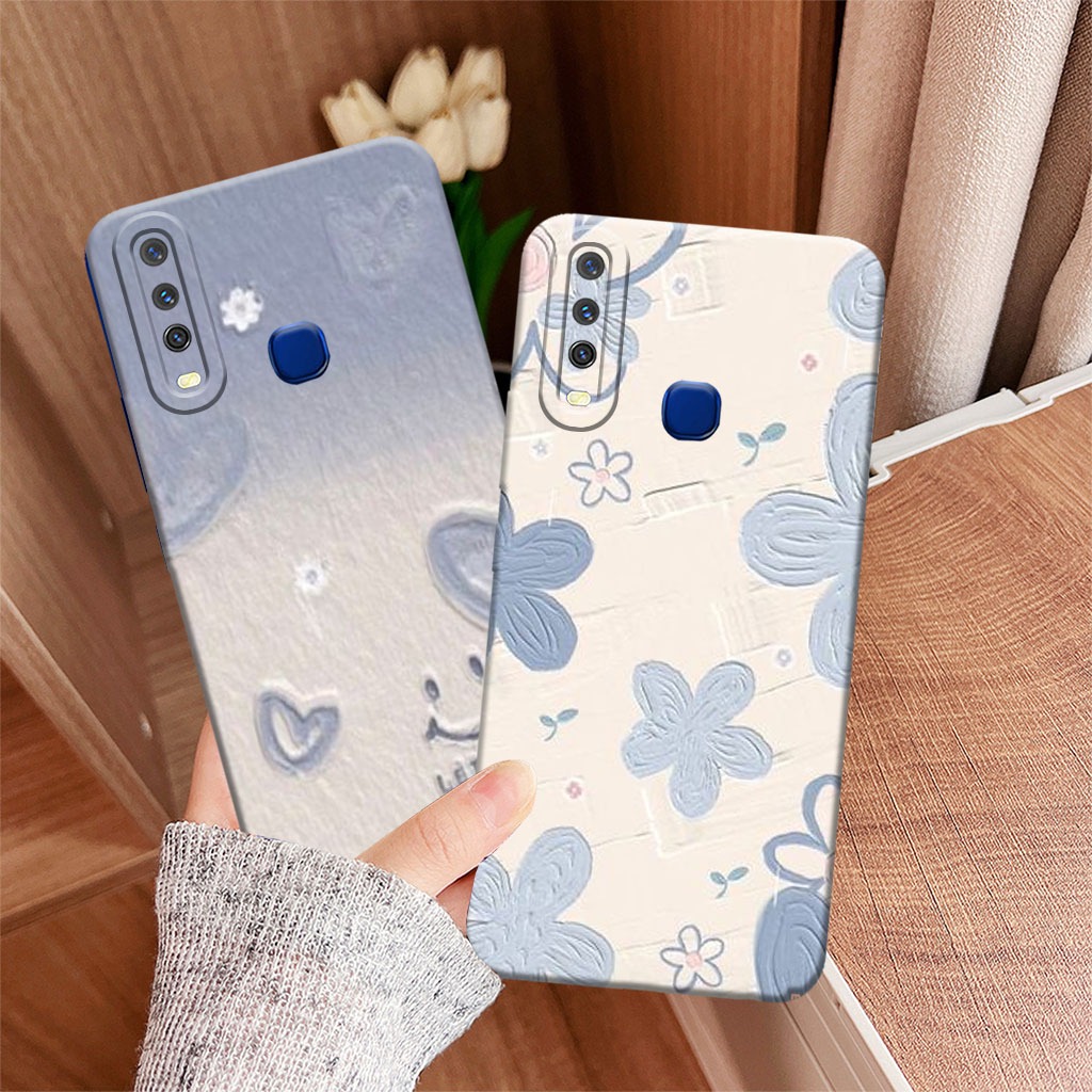 Sofcase Vivo Y11/Y12/Y12i/Y15/Y17/Y19 Motif Bunga - Case Cantik - Case Terbaru - Case Kekinian - Cas