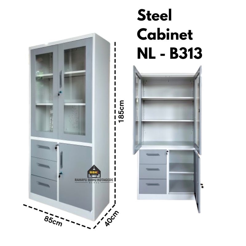 Steel Cabinet NL-B313 Lemari Arsip Besi Kantor Box File Jogja