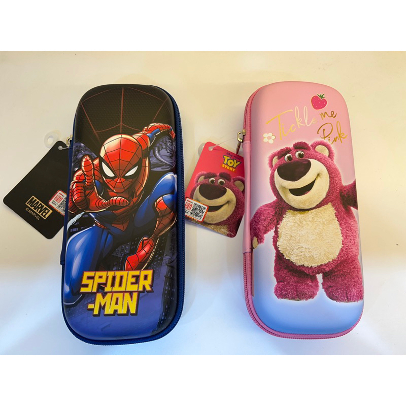 

DISNEY Pensil Case EVA Kotak Pensil Lotso Anak Sekolah Tempat Pensil MARVEL Spiderman
