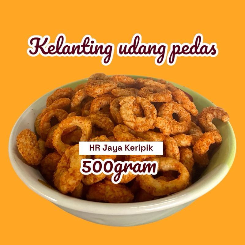 

PROMO 500gram kelanting udang pedas