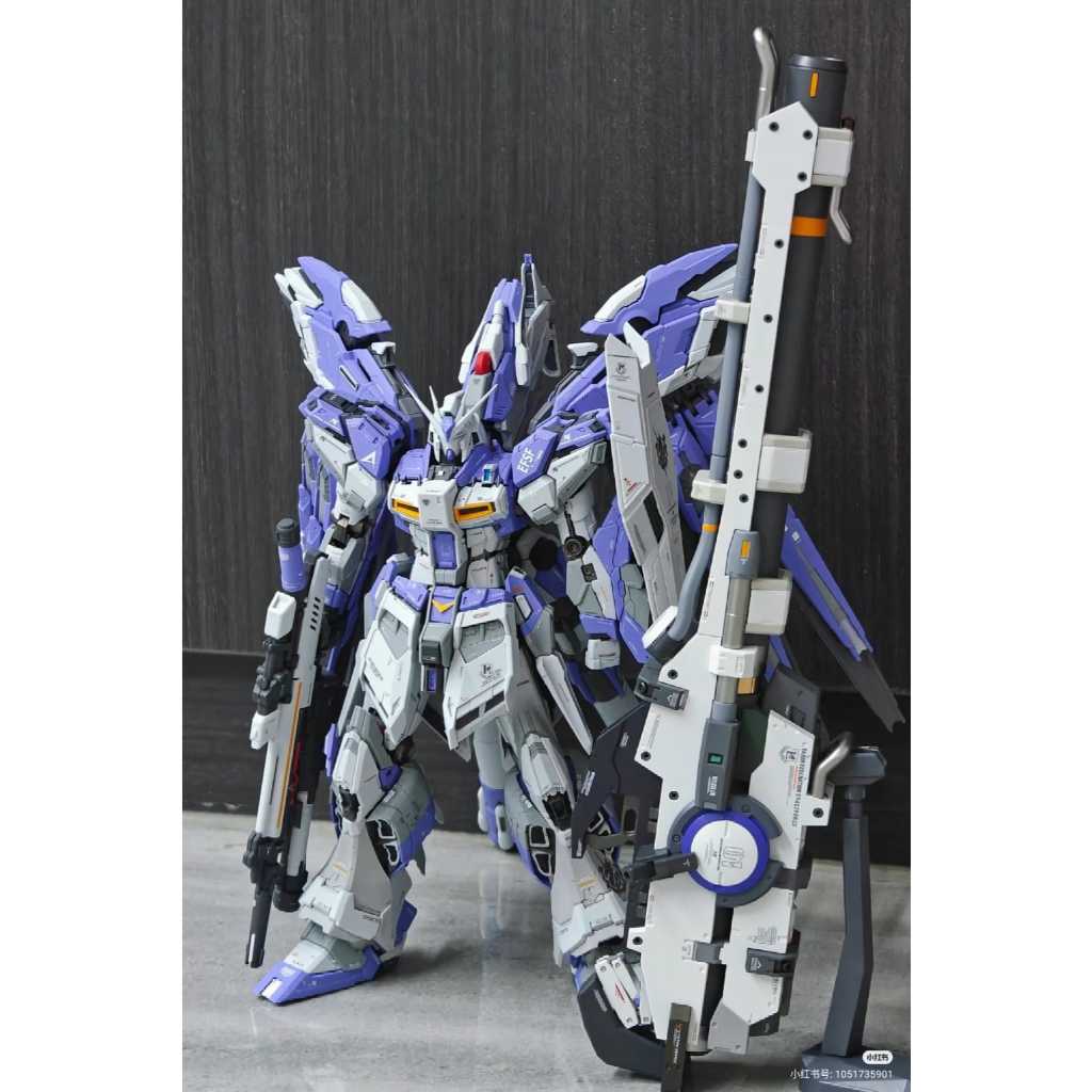 V Tiger MG 1/100 Hi Nu + Metal frame + Hyper Mega Bazooka Model kit