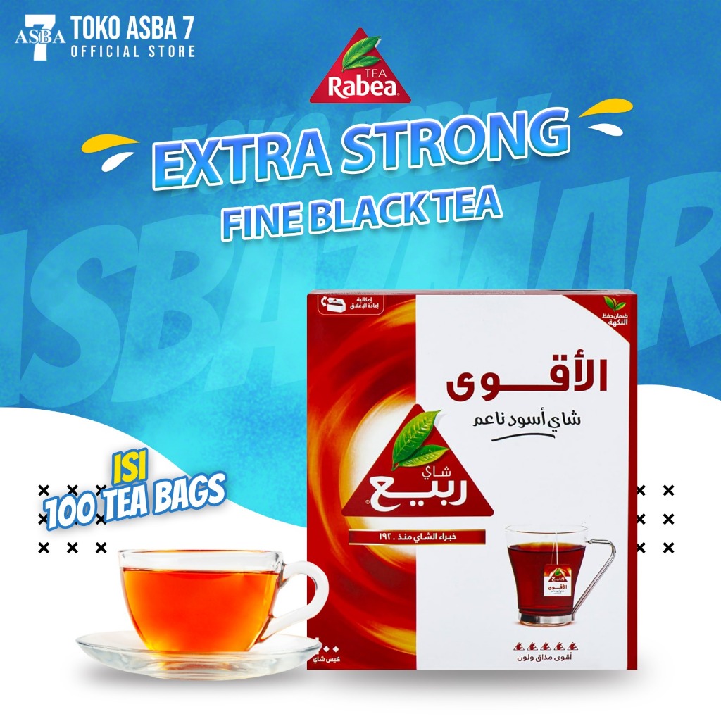 

RABEA TEA EXTRA STRONG 100BAGS