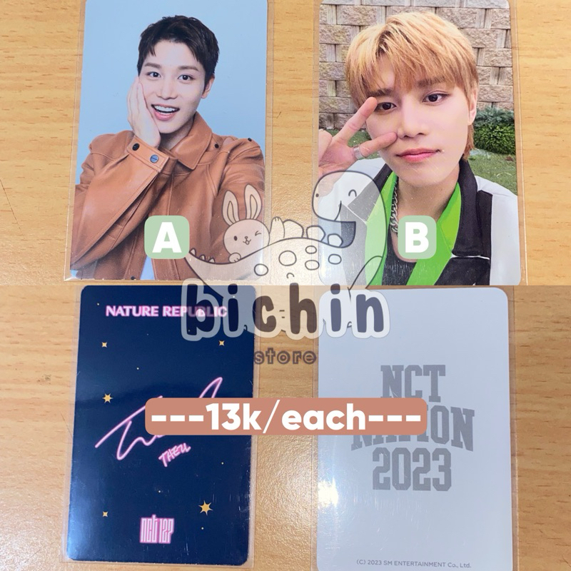 SUPER CLEARANCE SALE - ꒰ aab nct - taeil ꒱ photocard official taeil nct