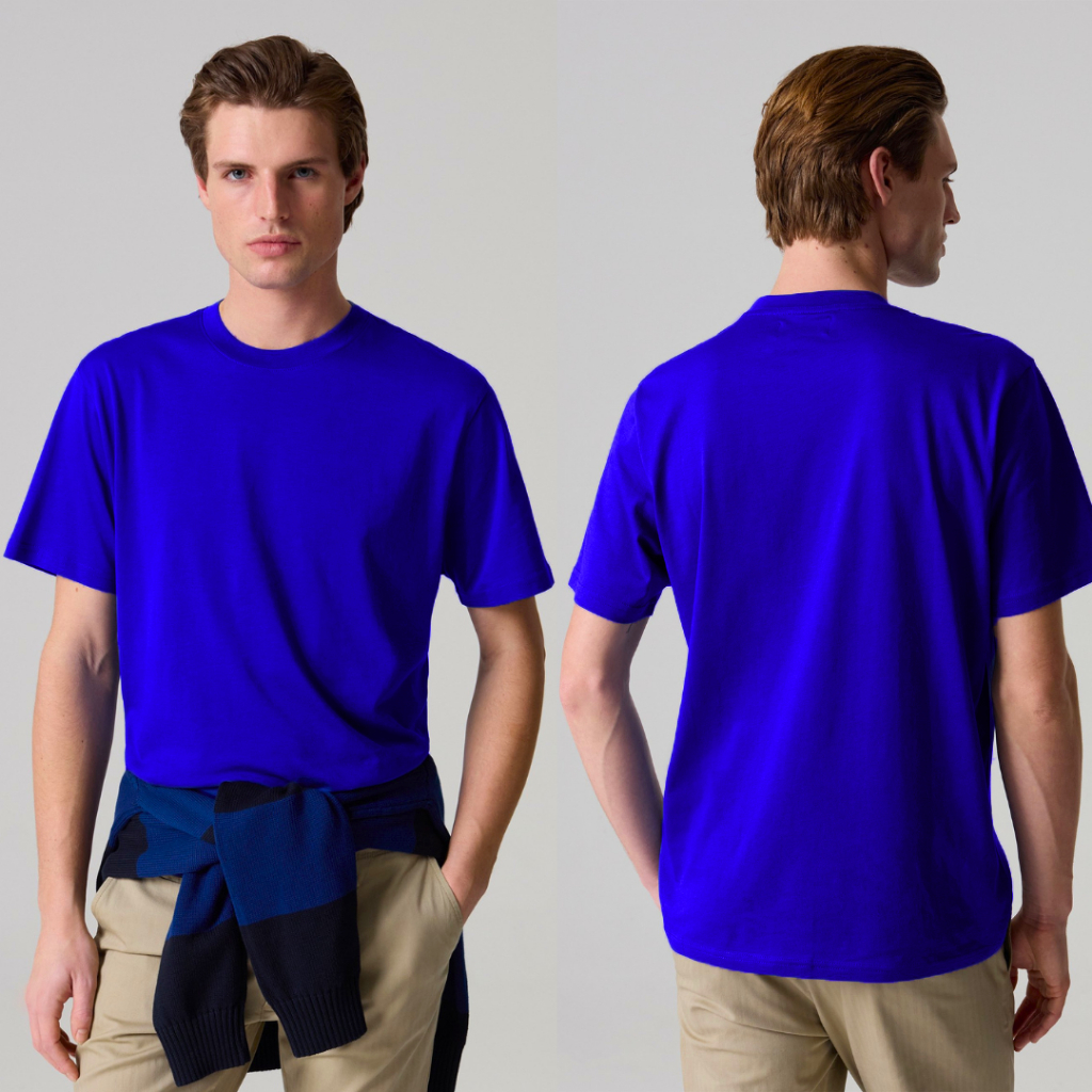 Kaos Polos Warna Biru Benhur Kaos Pria Kaos Wanita