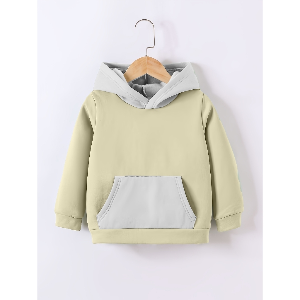 Sweater Polos Anak Bahan Katun Fleece PE 240