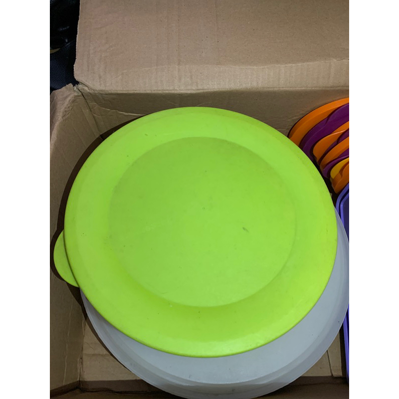 tutup tupperware bulat second diameter luar 24 cm