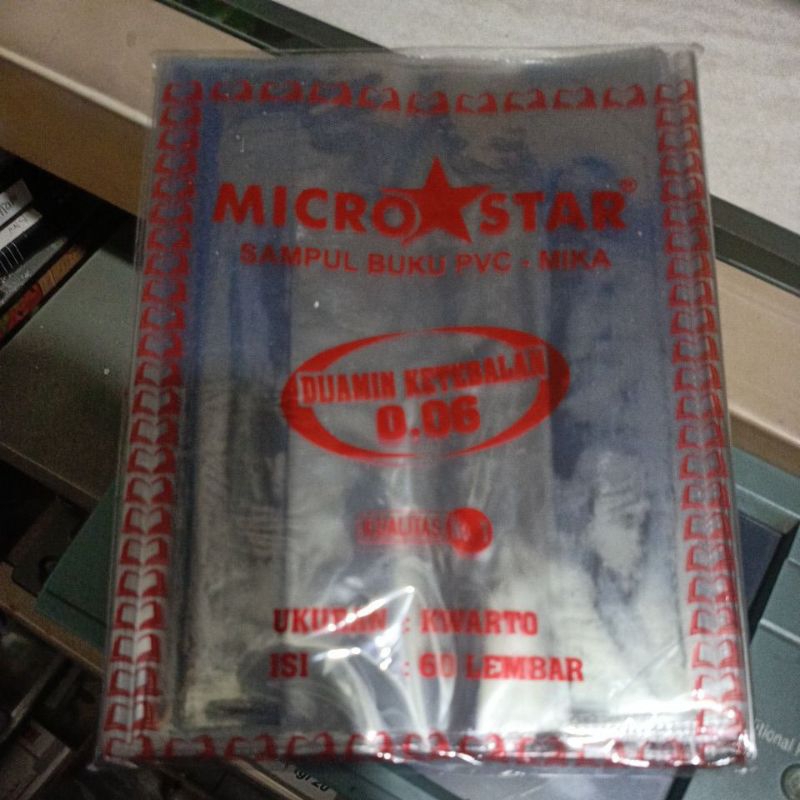 

sampul plastik Quarto 1 pack isi 10 lembar