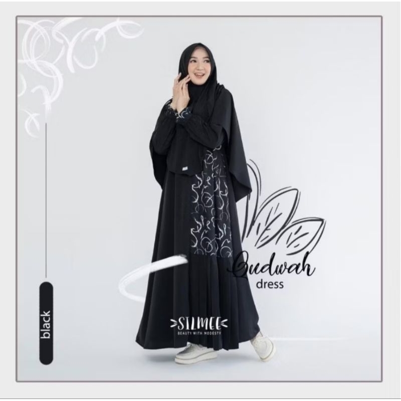 Preloved QUDWAH DRESS & KHIMAR QHAIRA dari  @silmee.indonesia⁣⁣⁣
