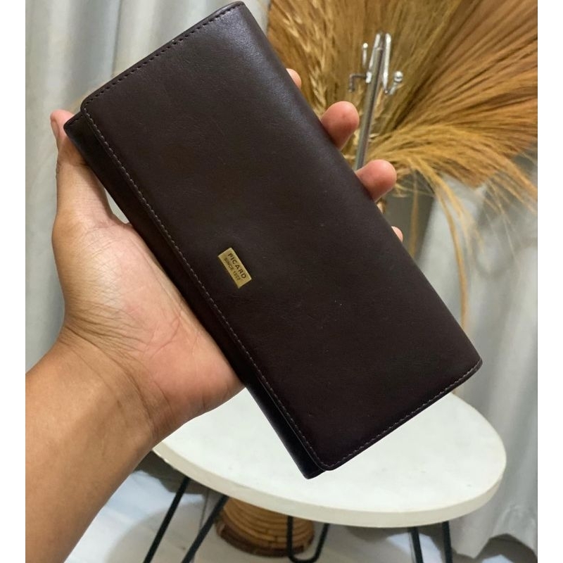 picard leather long wallet