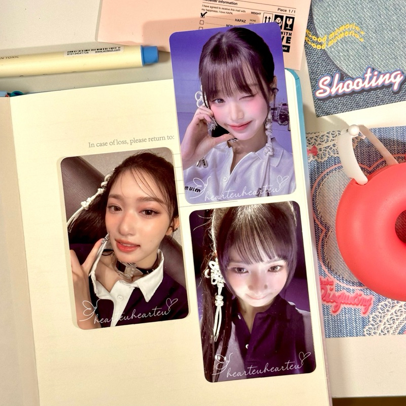 hearteuhearteu — [READY STOCK] [OFFICIAL] IVE Jang Wonyoung, Leeseo, Naoi Rei Photocard, from POB Mu