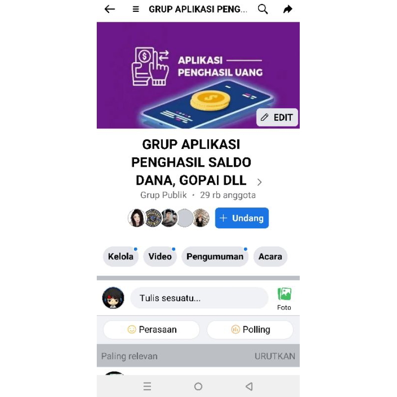 JUAL GRUP FB