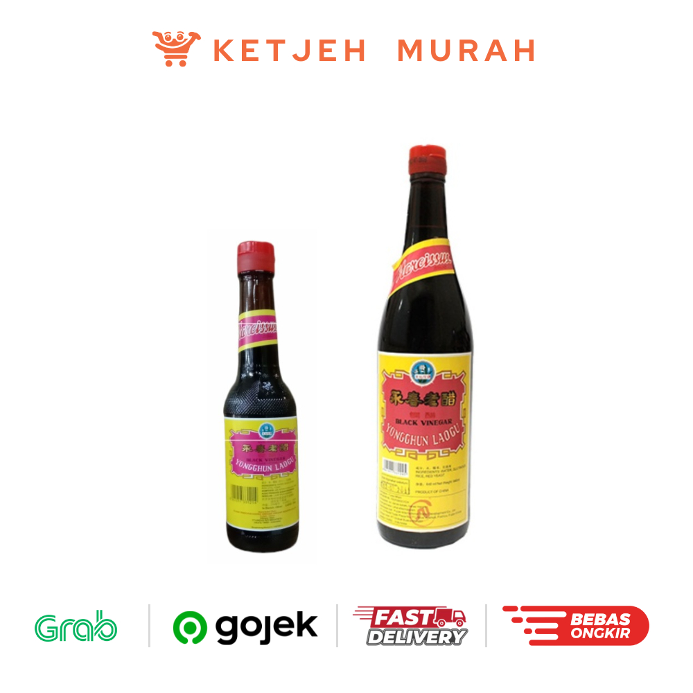 

Cuka Hitam Black Vinegar Narcissus Yongghun Laogu Kecil 250 ML / Besar 640 ML