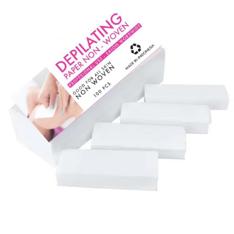 STRIP WAXING KERTAS WAXING KAIN WAXING TISU WAXING ISI 100PCS