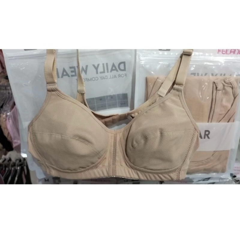 Felancy Bra basic Busa tipis tanpa kawat