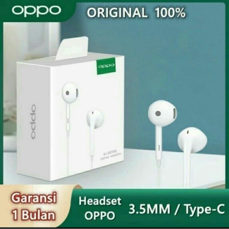 HEADSET OPPO RENO 8T 5G RENO 8 T 5G TYPE C EARPHONE ORIGINAL 100% HEANDSFREE OPPO TIPE C