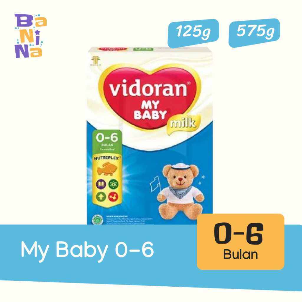 Vidoran My Baby 0-6 575g Susu Formula Bayi 0-6 Bulan