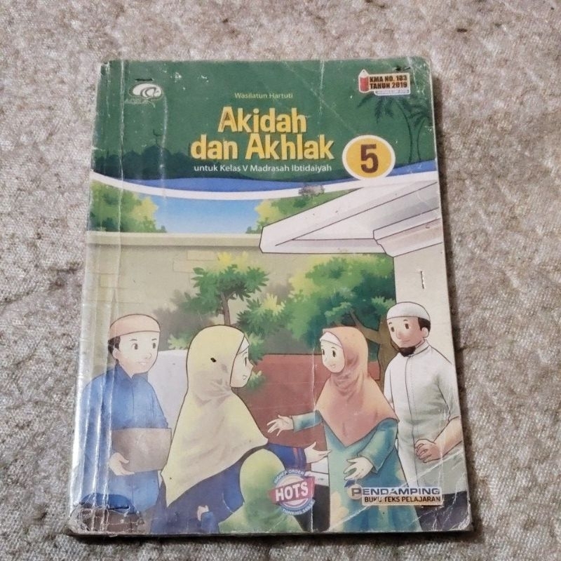 BUKU ORI AKIDAH DAN AKHLAK KELAS 5 SD PENERBIT AQILA