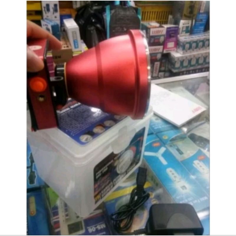 Senter Kepala Super Terang 200 Wat Mitsuyama Cahaya Putih MS 180 P