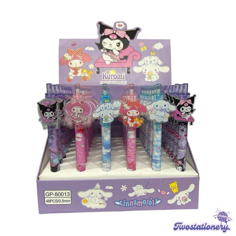 

Pulpen Gel Karakter Sanrio / Pulpen Cetek Motif Sanrio / Pulpen Akrilik Sanrio