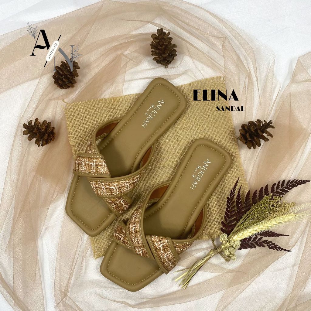 ANUGRAH_STORE.ID - Sandal Wanita Kalia Flat - Sandal wanita teple Teplek Keren Korea Casual Sendal S