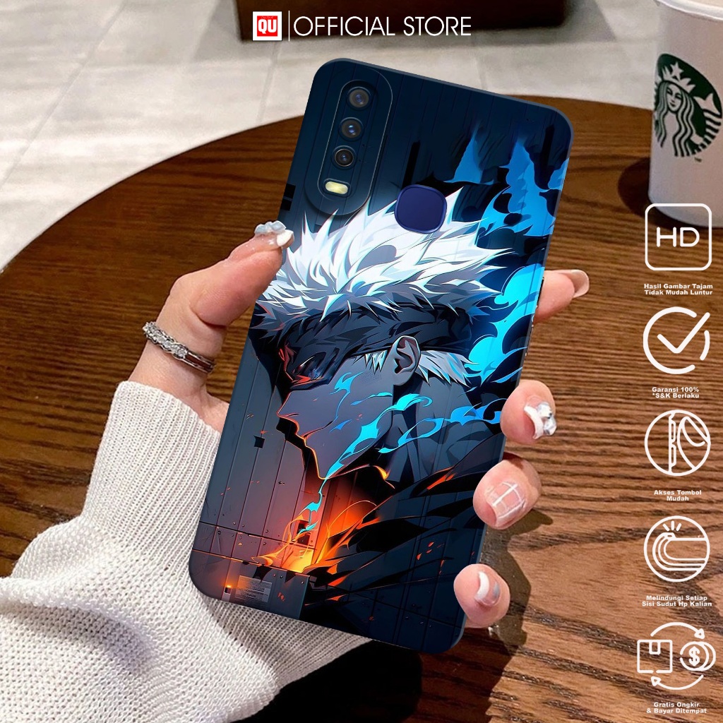 Case VIVO VIVO 1904 1901 1902 V2043 V2029 V2026 V2027 1935 1938 Motif Gojo Satoru - Casing Hp - Sili