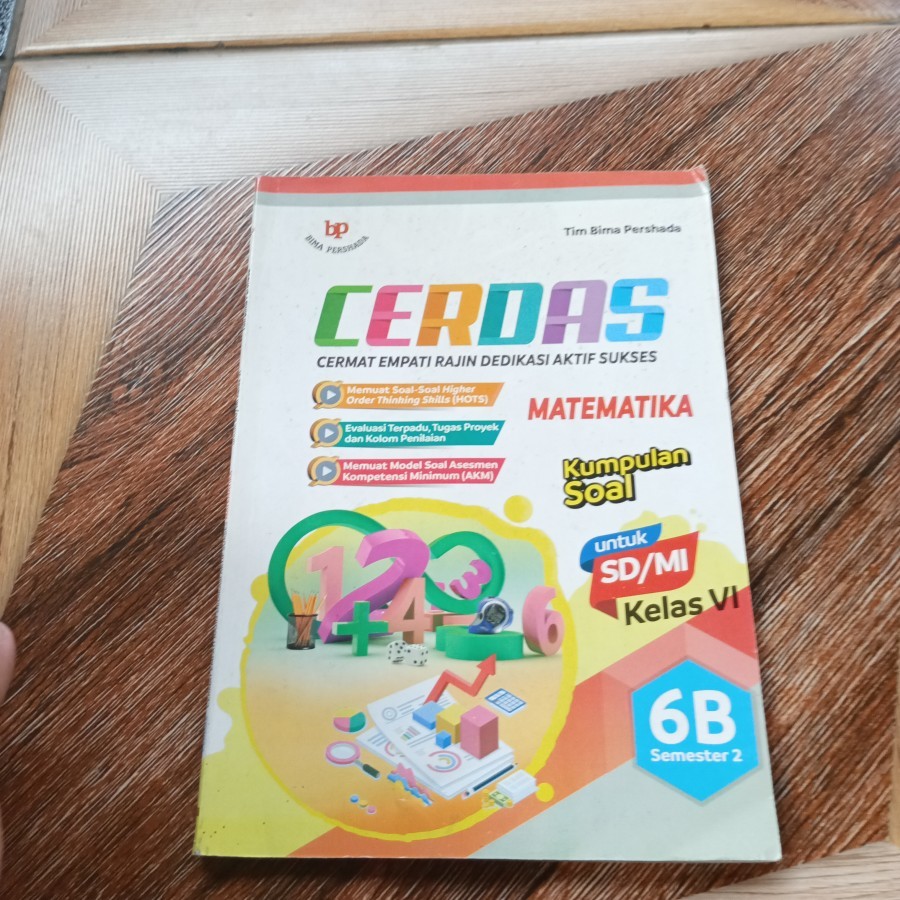 Buku Cerdas Matematika Kumpulan Soal 6B Kelas VI SD