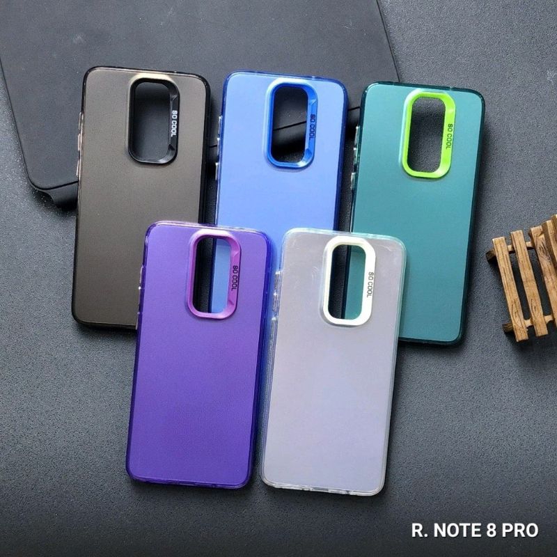 REDMI NOTE 8 PRO CASE SOCOOL CASING IMD HYBRID PLATE HOLOGRAM REDMI NOTE 8 PRO