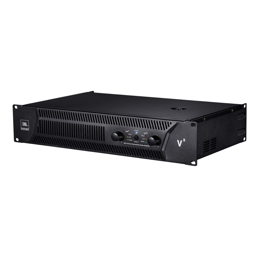 Power Amplifier JBL V8 JBL V-8 Two-Channel Professional Audio Amplifier JBL V 8 Original 2 x 675 Wat