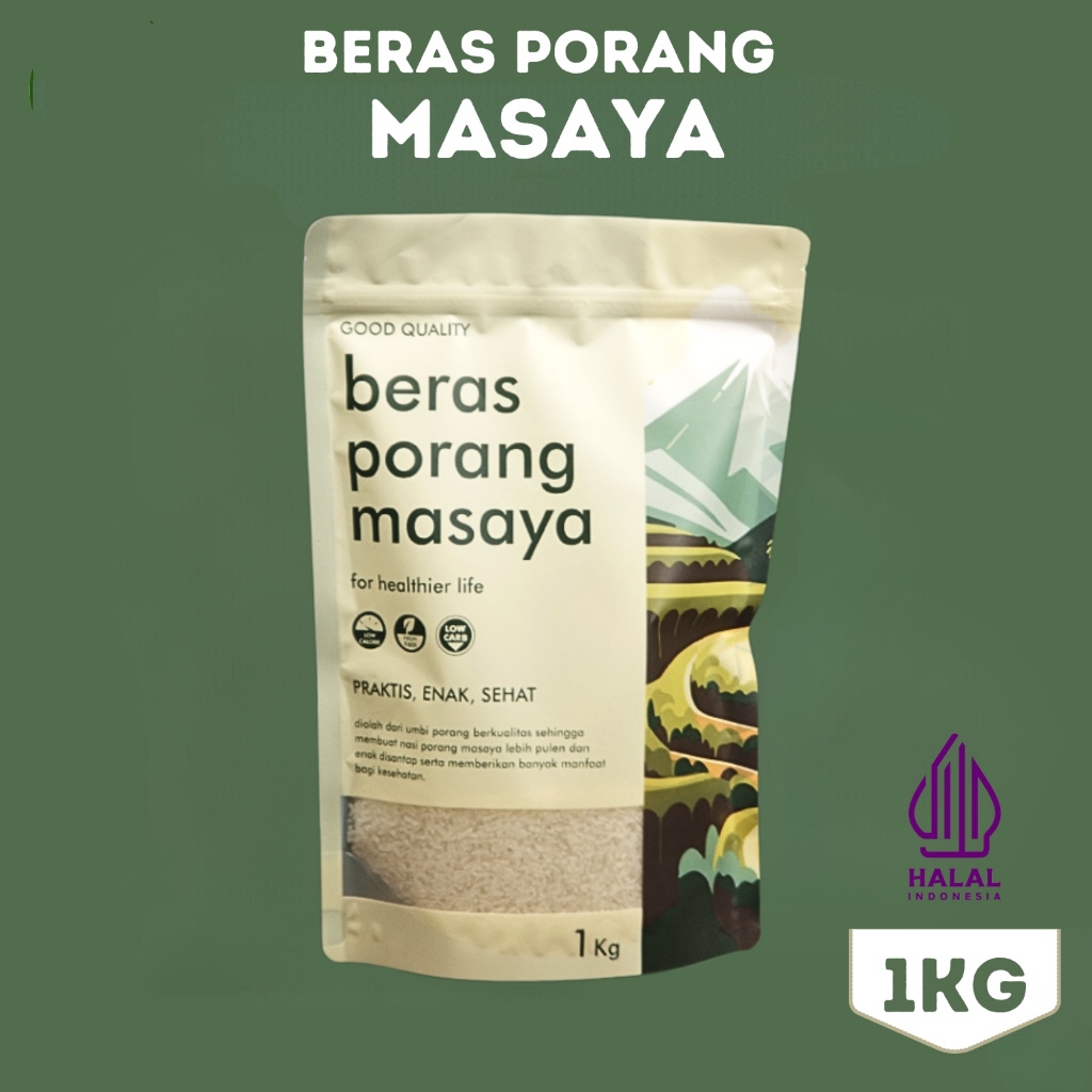 

Ay00! Masaya Beras Porang 1kg Instant Konjac Rice - Mudah & Praktis