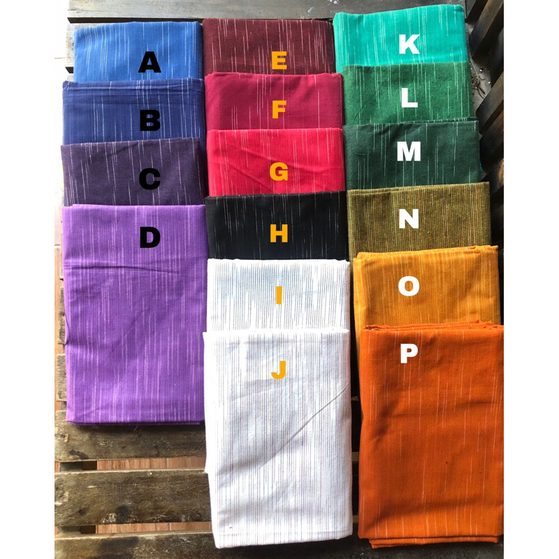 KAIN LURIK TENUN ATBM HUJAN RINTIK GERIMIS