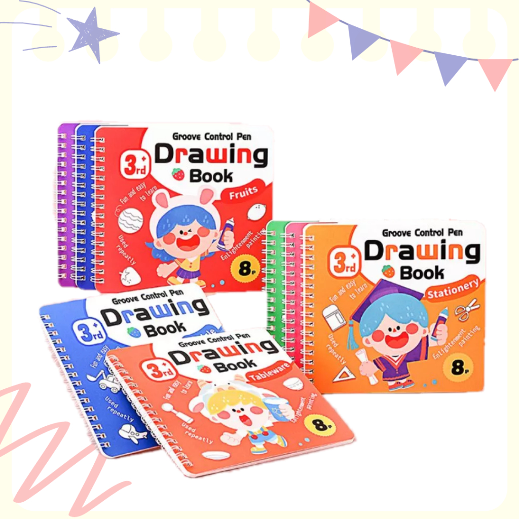 

Buku Mewarnai Anak Coloring Book Berbagai Tema Buku Gambar Mewarnai 8 Lembar