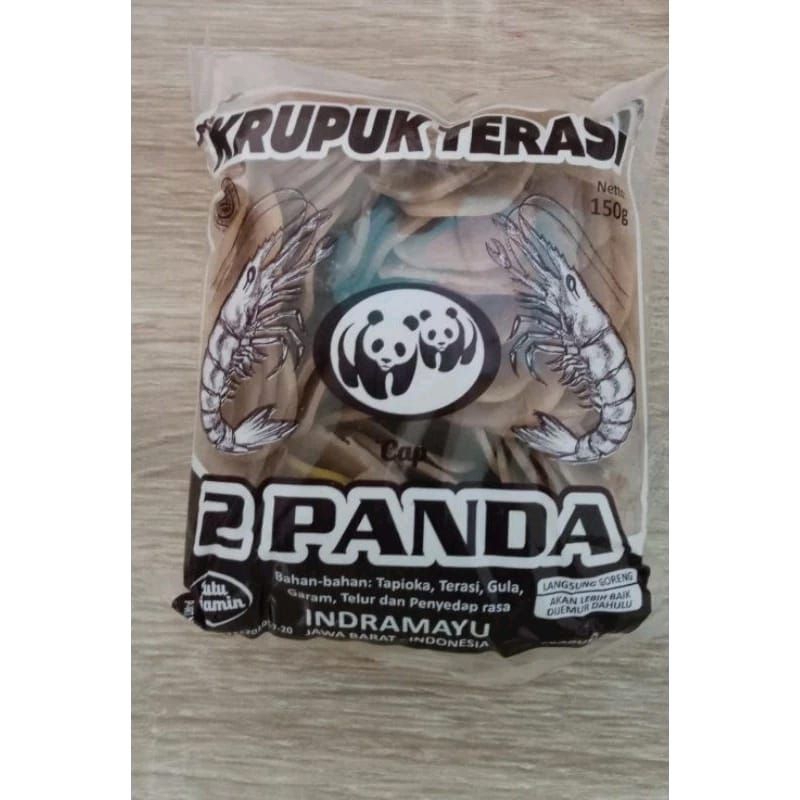 

Kerupuk Terasi 2 Panda - 150 Gram