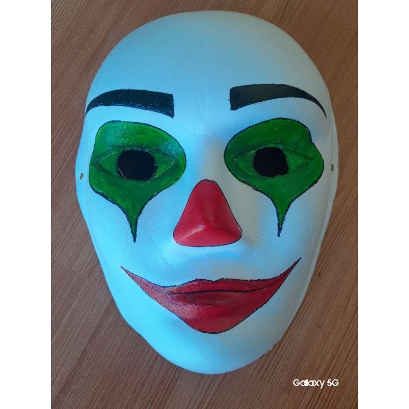 topeng joker mata hijau/topeng joker lukis/topeng lukis badut joker