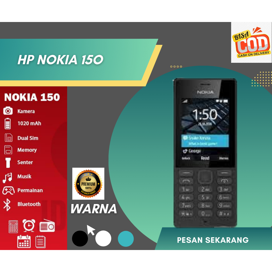 Hp Nokia Jadul Handphone Nokia 150 Original