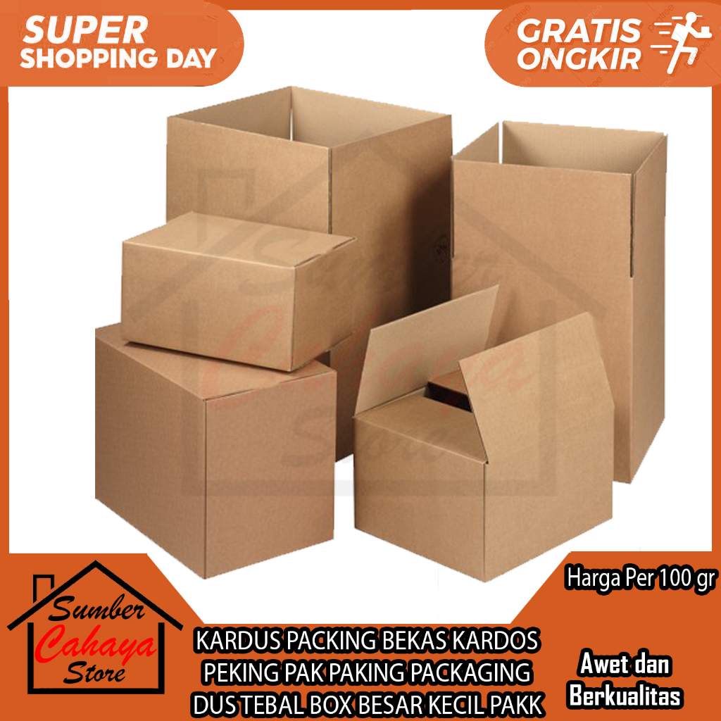 

KARDUS PACKING BEKAS KARDOS PEKING PAK PAKING PACKAGING DUS TEBAL BOX BESAR KECIL DOS BOKS KIRIM PENGIRIMAN JUMBO KOTAK PETAK PERSEGI PENYIMPANAN KEMASAN SERBAGUNA MULTIFUNGSI