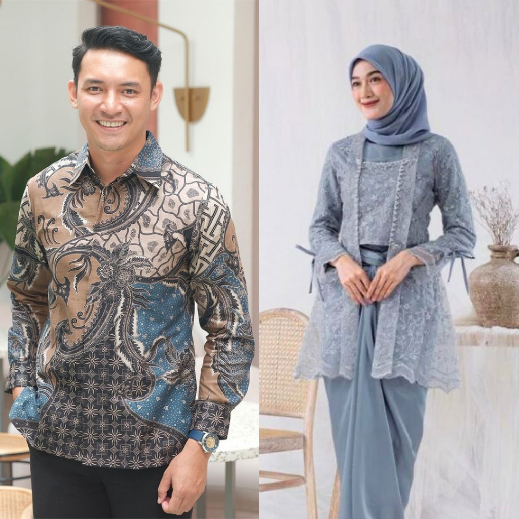Couple Pasangan Kondangan Kekinian Terbaru 2024 | Baju Pasangan Suami Istri | Dress Lamaran Elegan |