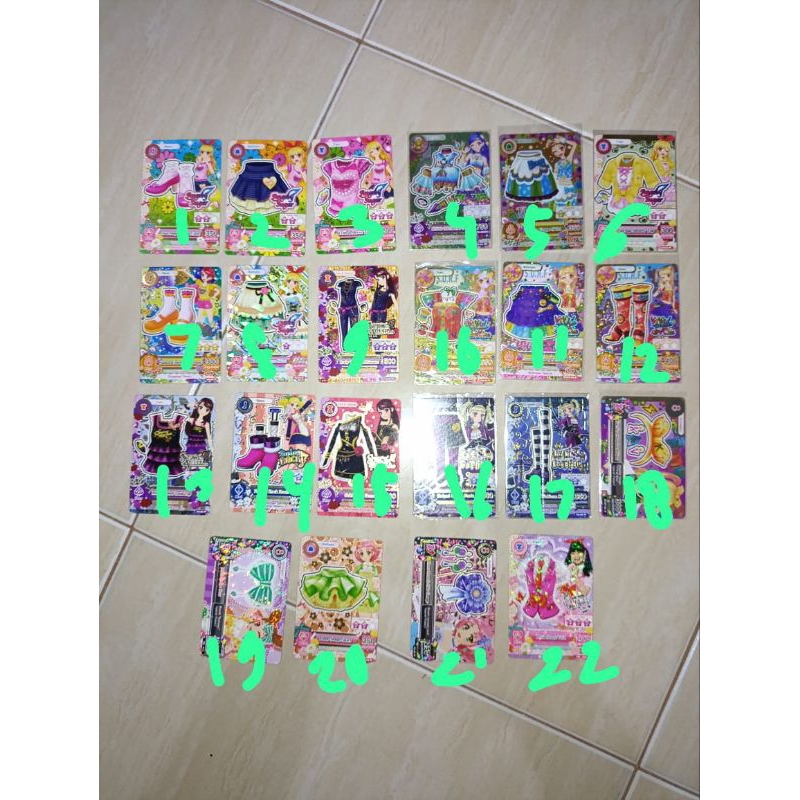 AIKATSU CARD MURAH MERIAH RARE PREMIUM NORMAL ANGELY SUGAR SPICY AGEHA GOTHIC VIVID KISS
